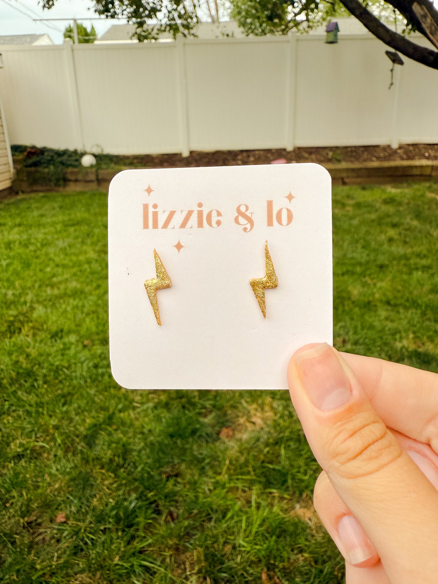 Lightning Bolt Studs