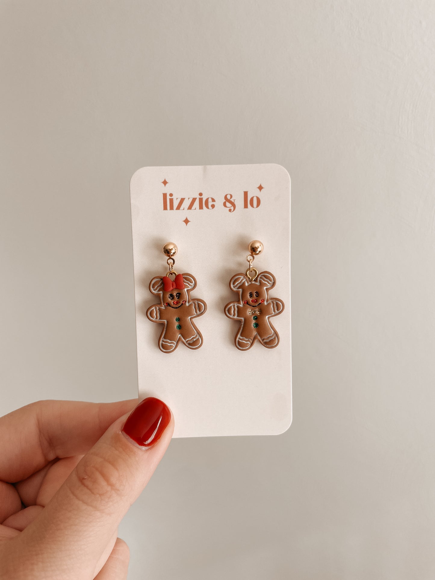 Gingerbread Mouse Dangles