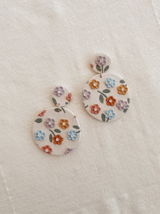 Colorful Daisy Dangles