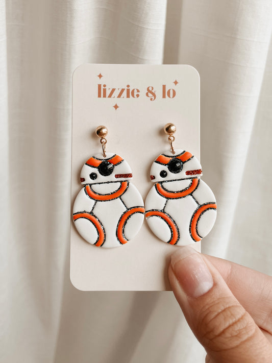 Orange Droid Dangles