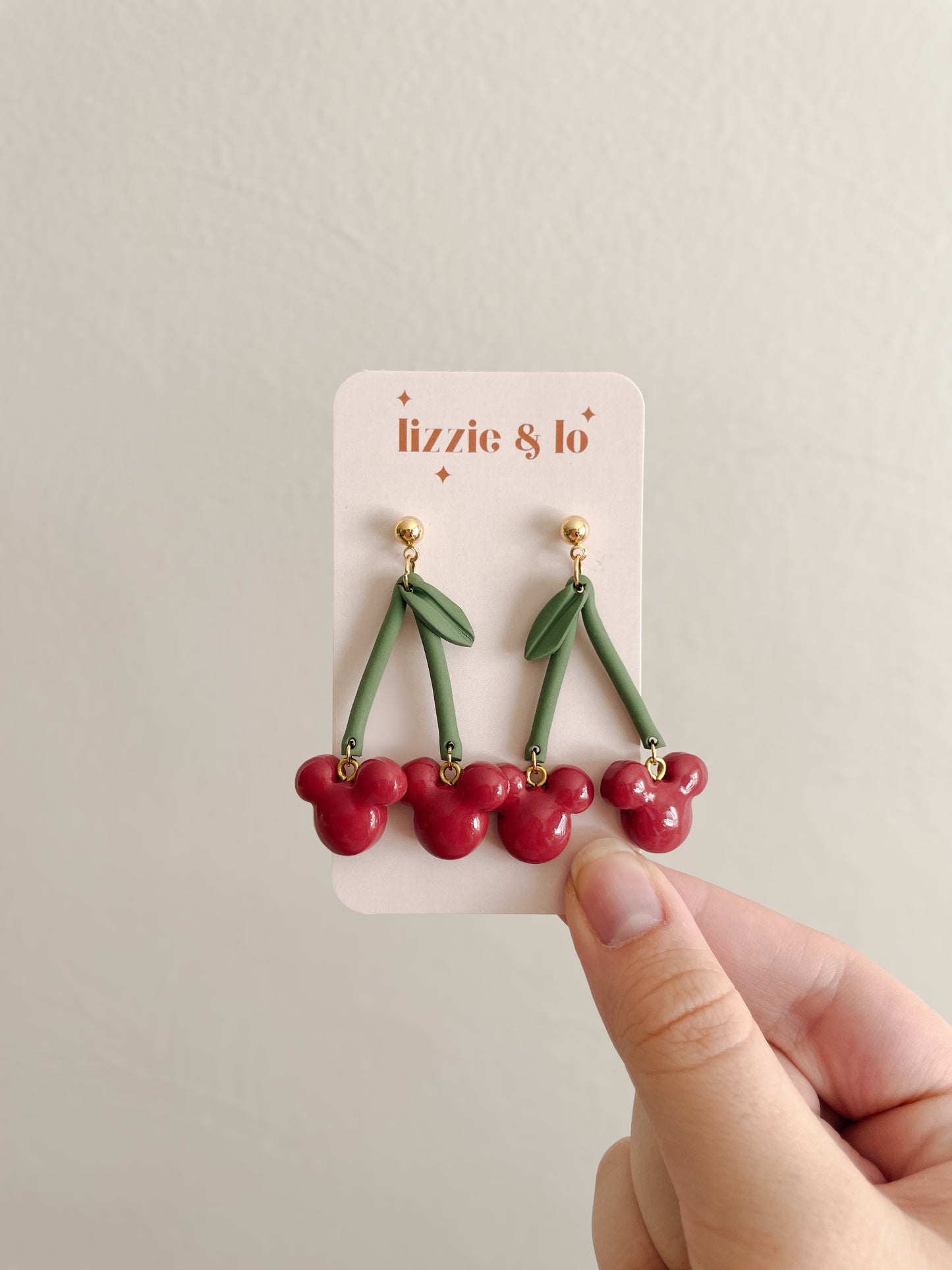 Mouse Cherry Dangles