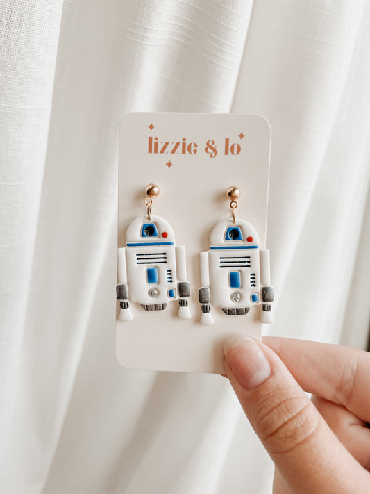 Blue Droid Dangles