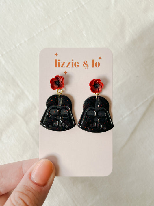 Floral Vader Dangles